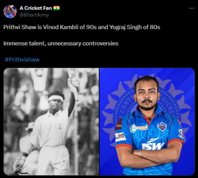 Prithvi Shaw