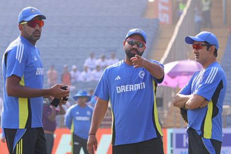 In their late 30s, Ravichandran Ashwin and Rohit Sharma may not be available for the next two-year WTC cycle, providing Head Coach Gautam Gambhir (right) a massive headache.