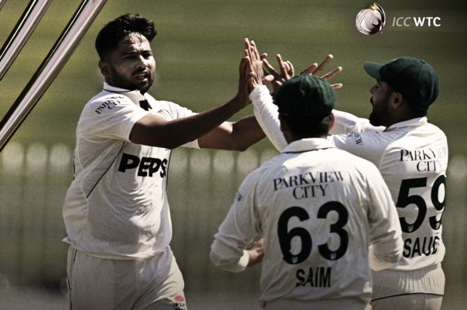 Pakistan's Khurram picked a five-wicket haul