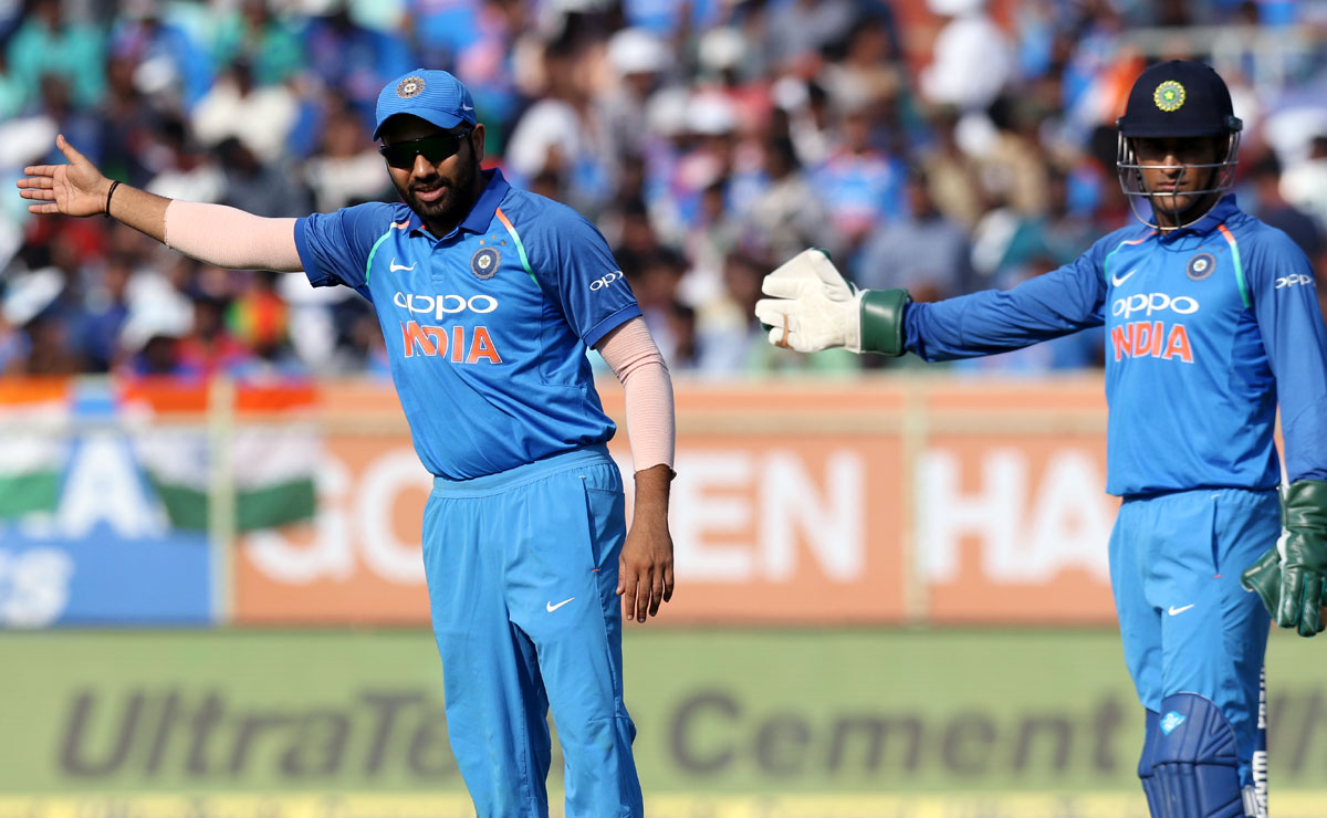 Rohit Sharma and Mahendra Singh Dhoni