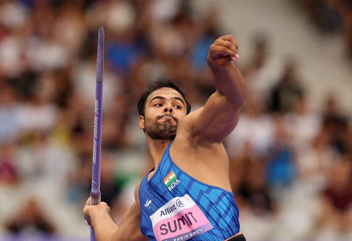 Sumit Antil is the first Indian man to defend his title at the Paralympics