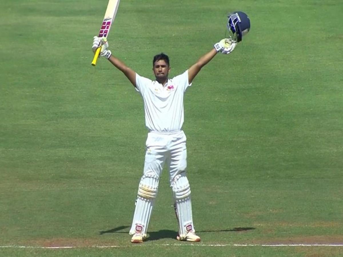 Musheer Khan celebrates his century