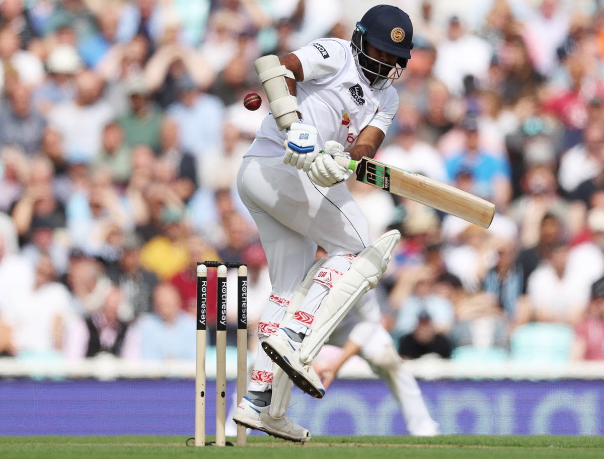 Sri Lanka's Lahiru Kumara in third Test against England