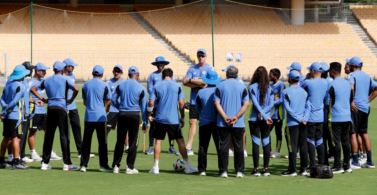 Indian team's training session in Chennai