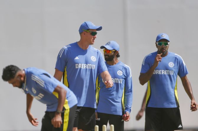 India's new bowling coach Morne Morkel gets into gear