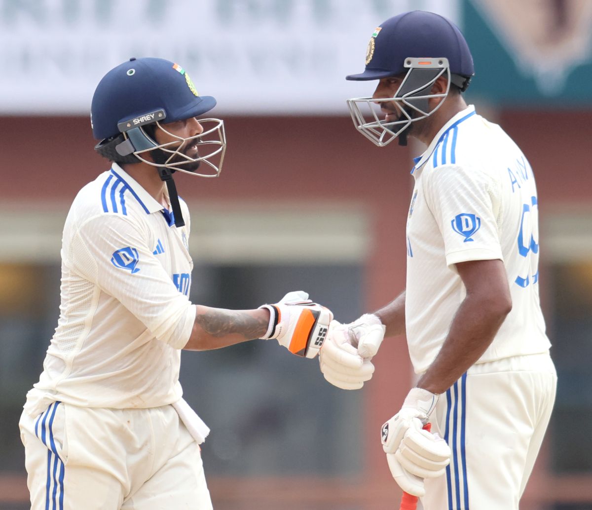 Ravichandran Ashwin with Ravindra Jadeja