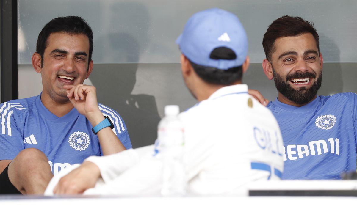 Virat Kohli with head coach Gautam Gambhir