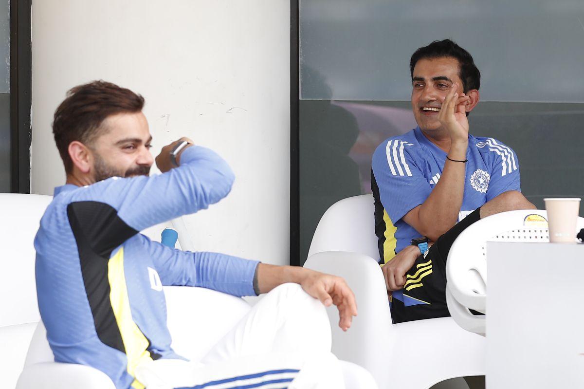 Virat Kohli with Gautam Gambhir