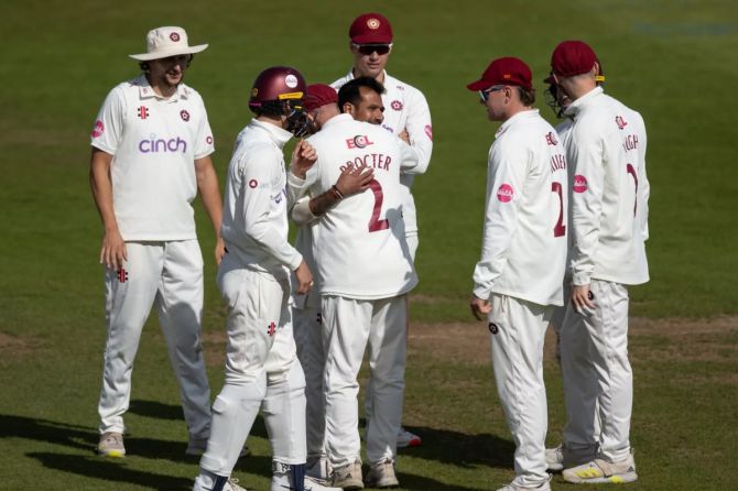 Yuzvendra Chahal picked 18 wickets in two matches for Northamptonshire in the County Championships