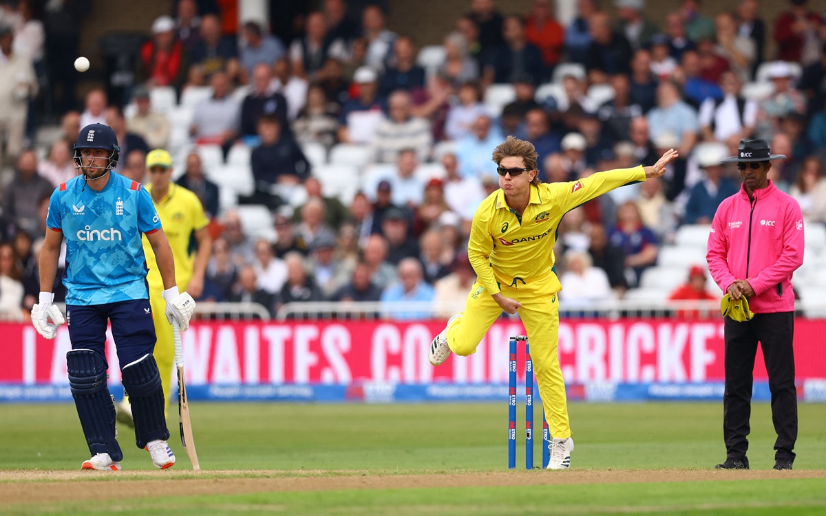 Adam Zampa, expensive in his first three overs, went on to finish with three wickets for 49 runs.