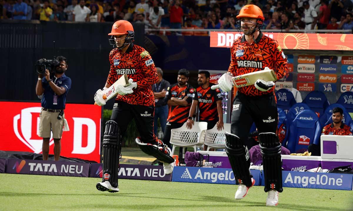 SRH's openers Abhishek Sharma and Travis Head
