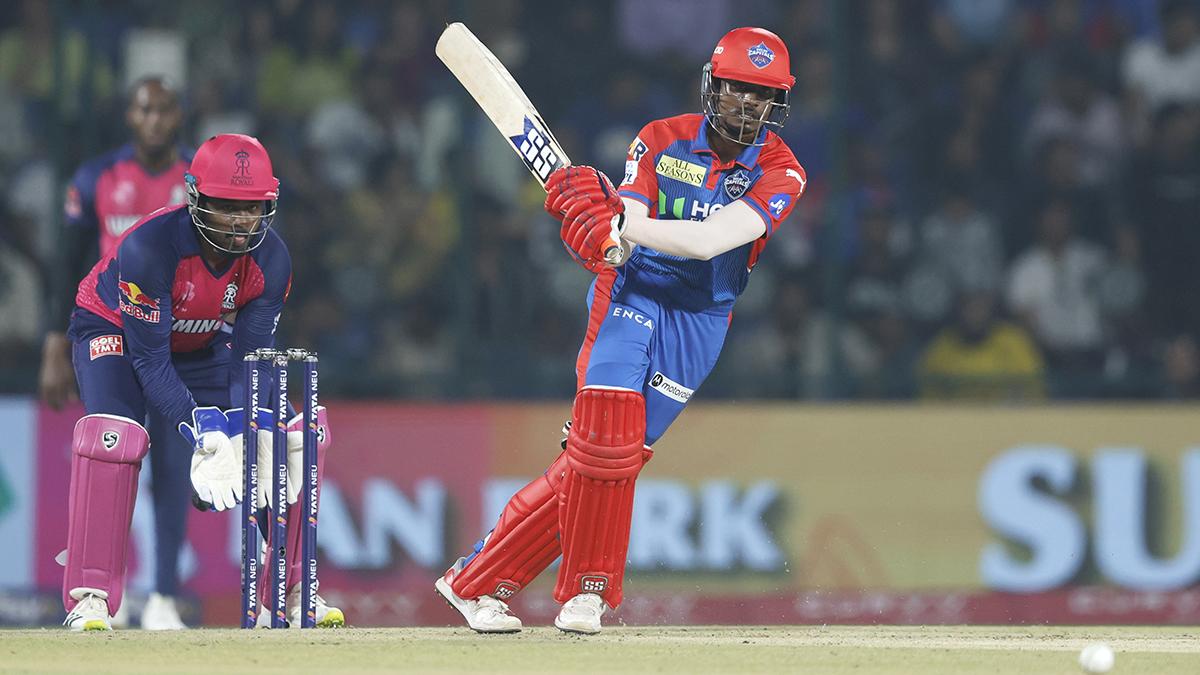 Abishek Porel hit five boundaries in his innings.