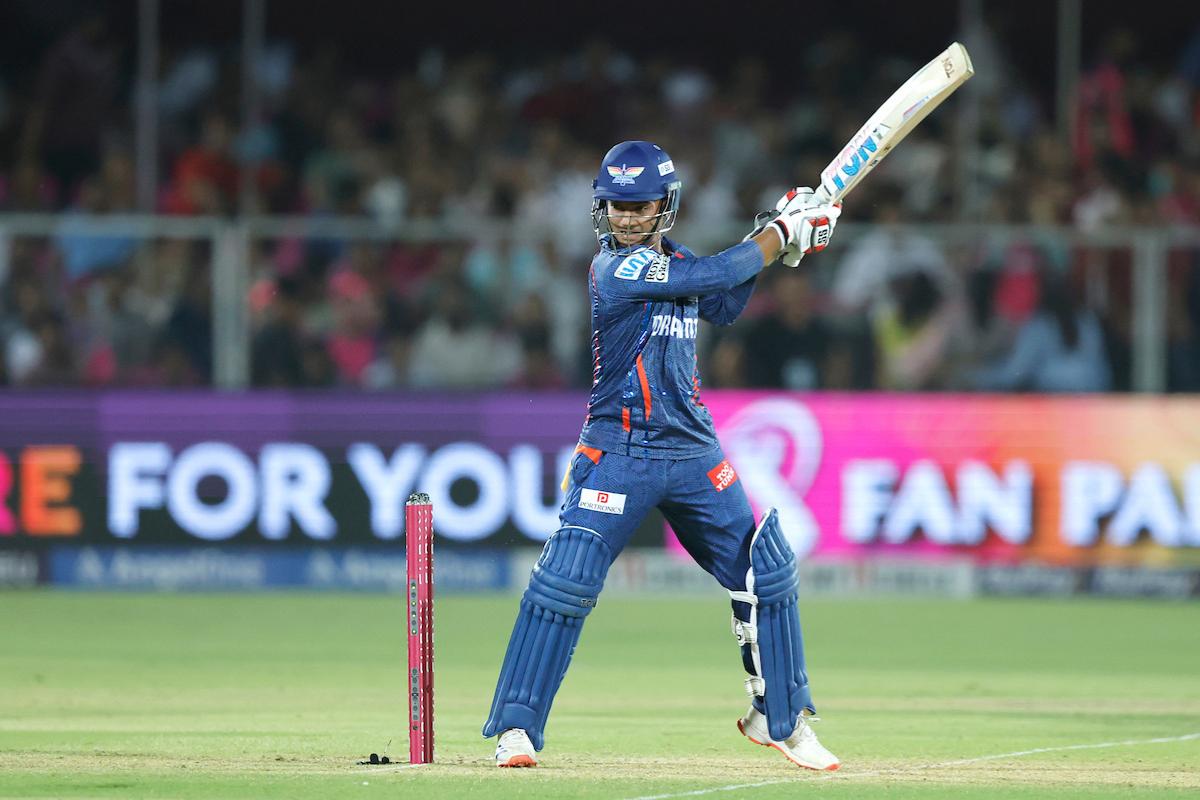 Ayush Badoni in action