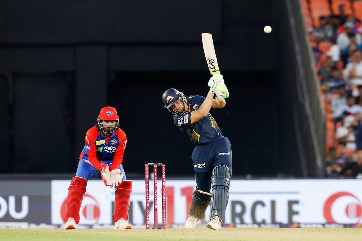 Jos Buttler smashed an unbeaten 97 as Gujarat Titans beat DC by seven wickets in Ahmedabad on Saturday