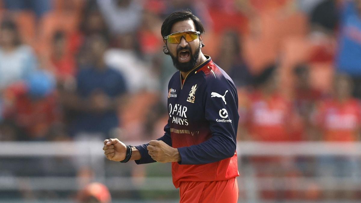 Krunal Pandya celebrates