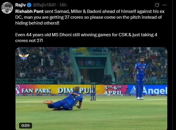 Rishabh Pant 