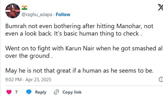 Jasprit Bumrah Jasprit Bumrah