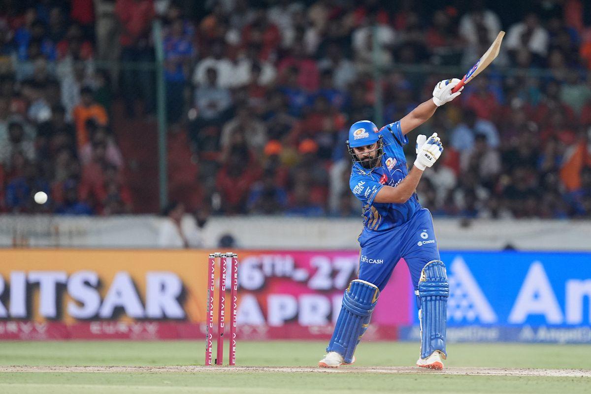 Rohit Sharna batted at a strike rate of 152