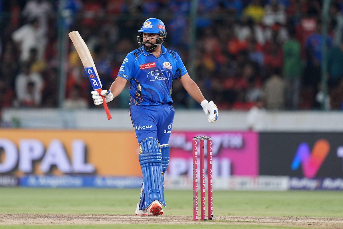 Rohit Sharma brought up his 45th IPL half-ton on Wednesday