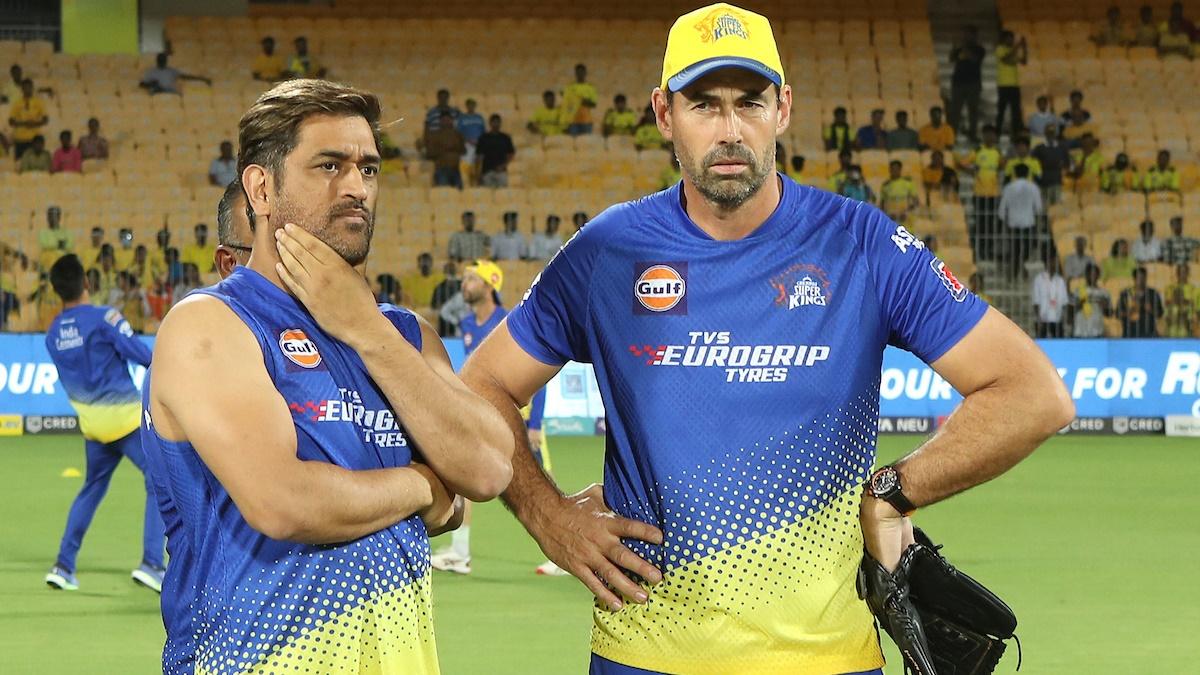 Mahendra Singh Dhoni and Stephen Fleming