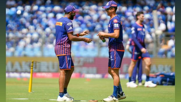 Jasprit Bumrah with Trent Boult
