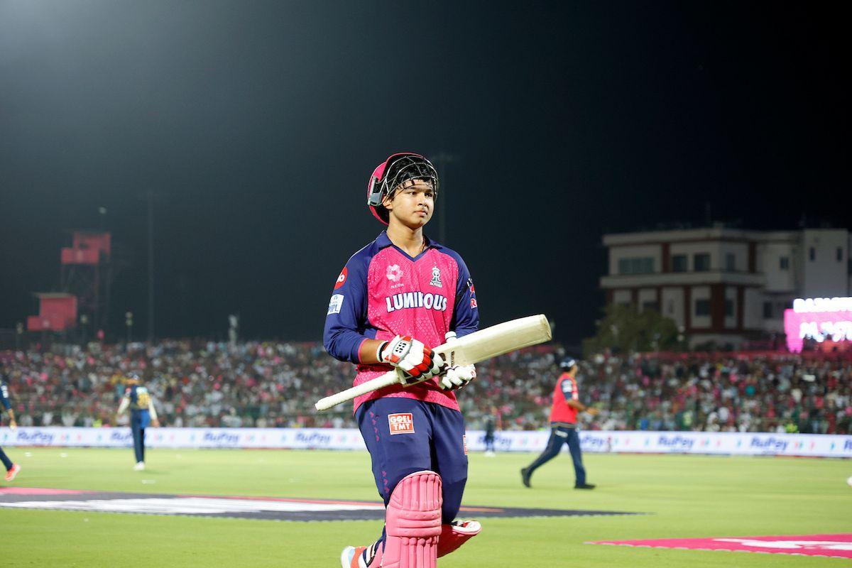 Vaibhav Suryavanshi after his historic ton