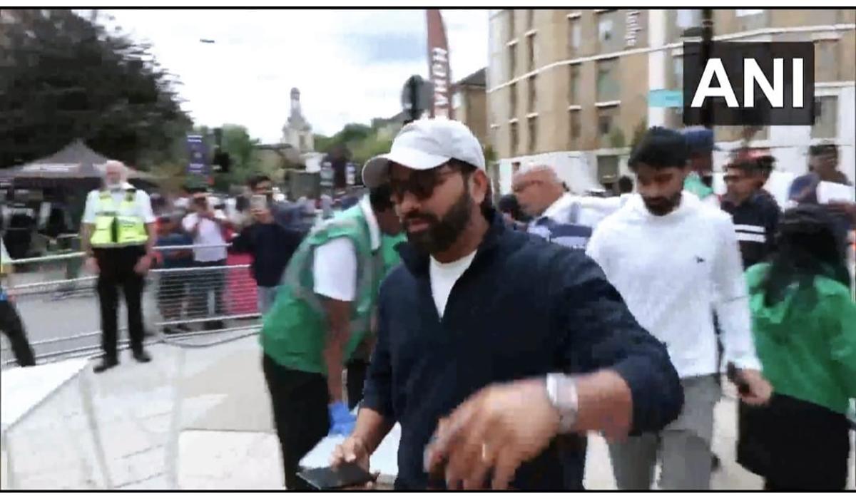 Rohit Sharma Attends India vs England 5th Test at The Oval