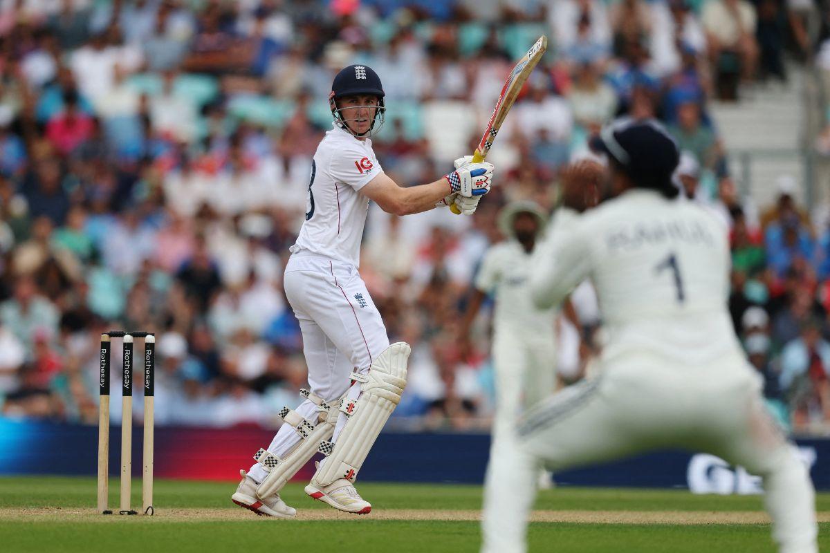 Harry Briook smashed 111 off 98 balls in the 2nd innings at The Oval on Sunday
