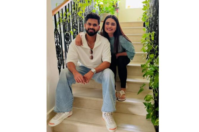 Shreyas Iyer and his sister