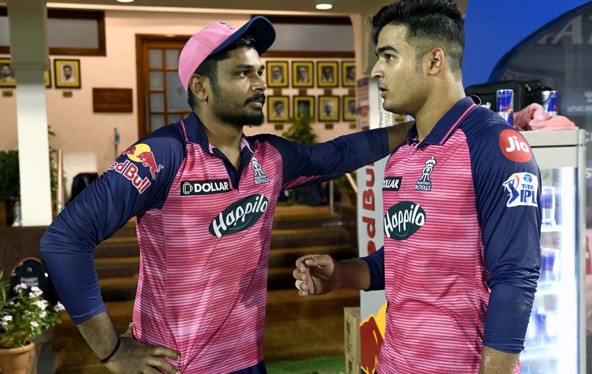 Sanju Samson with Riyan Parag Sanju Samson with Riyan Parag