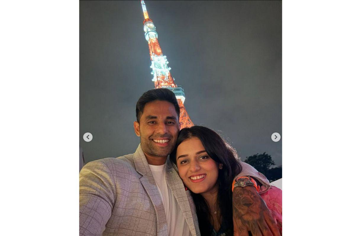 Suryakumar Yadav and his wife Devisha