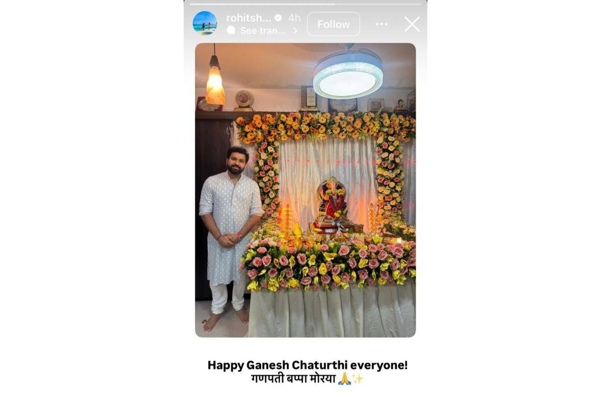 Rohit Sharma Ganesh Chathurthi wishes