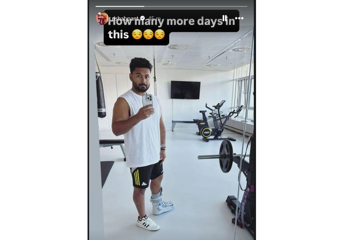 Rishabh Pant, who sustained a painful blow to his right foot courtesy a toe-crusher from Chris Woakes on Day 1 of the Manchester Test in July, can't contain his impatience.