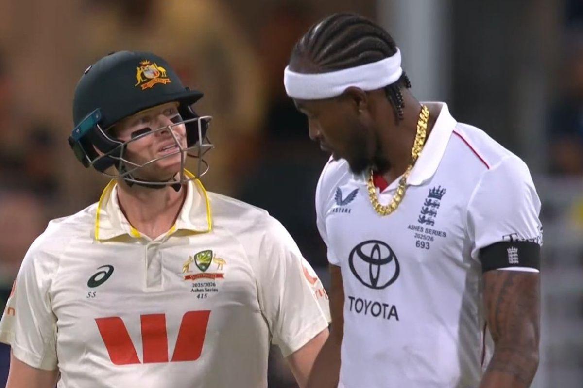 Steve Smith and Jofra Archer traded fire in tense final overs of the 2nd Ashes Test at the Gabba in Brisbane on Sunday
