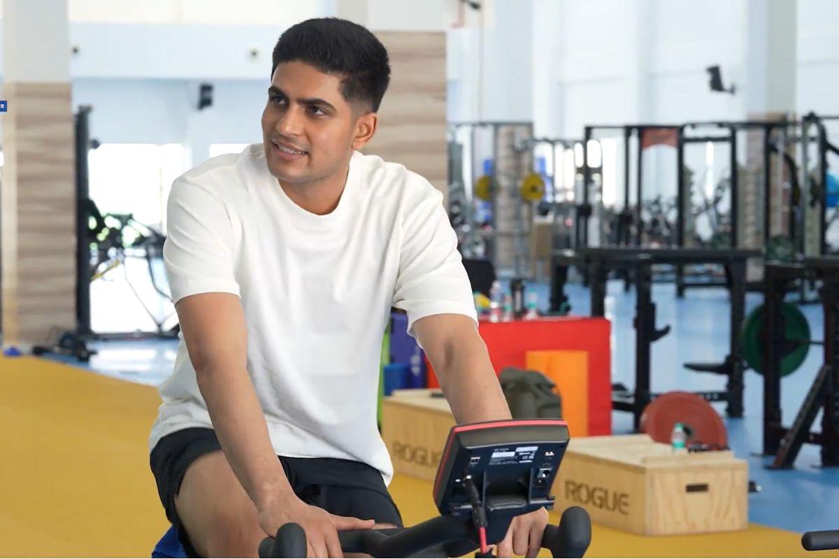 Shubman Gill training at BCCI's Centre of Excellence in Bengaluru