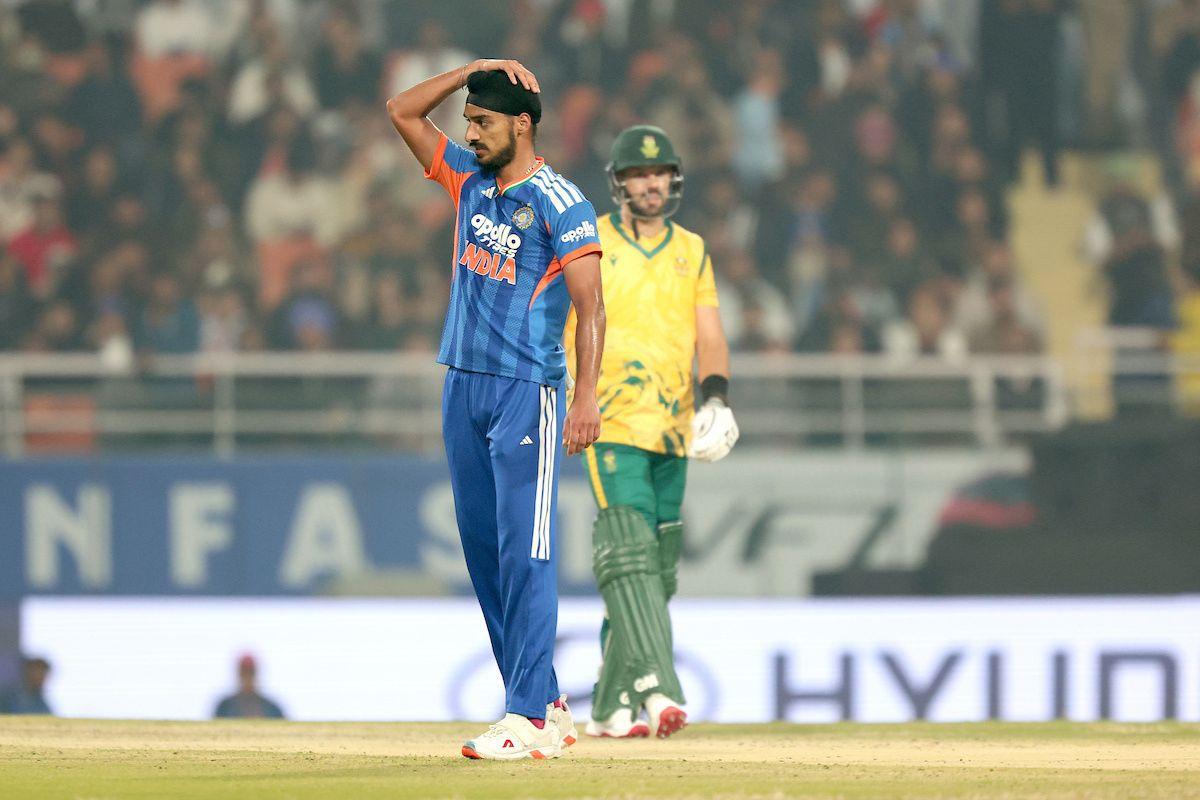 Arshdeep Singh was clobbered for 54 runs, including 9 wides, in his 4 overs