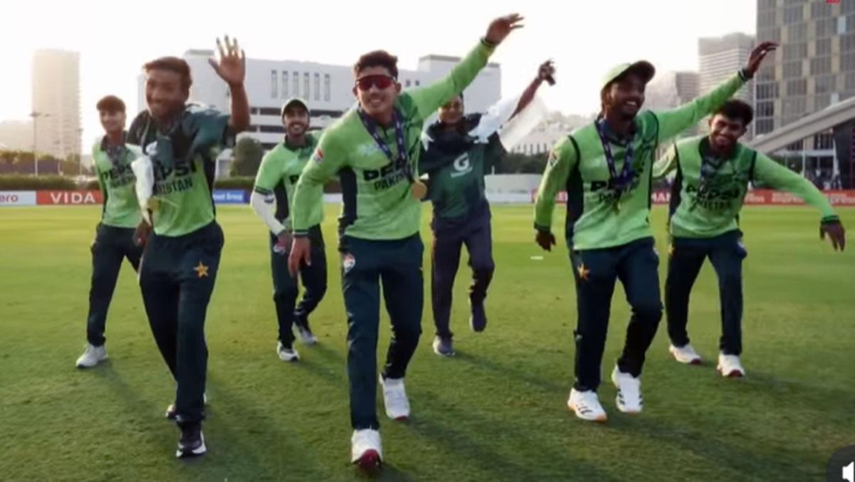 Pakistan U-19 groove to Dhurandhar song after beating India | Rediff-TV ...