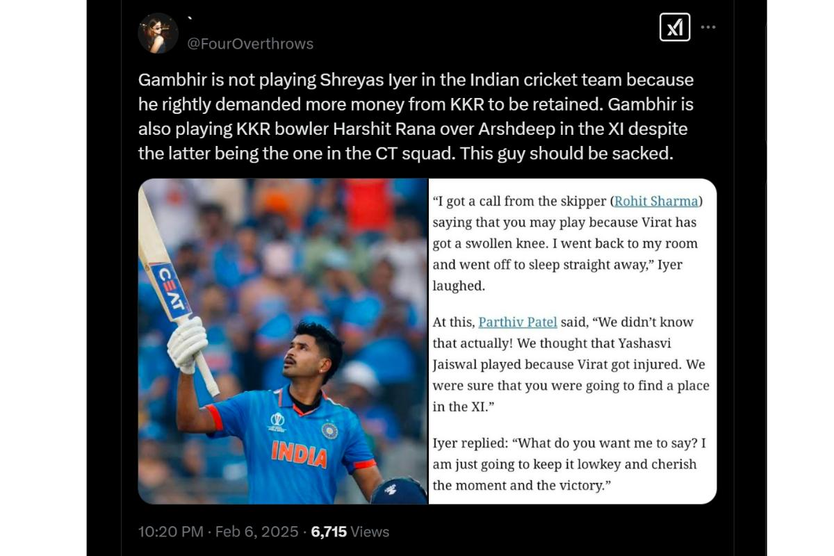 Gautam Gambhir fans criticism