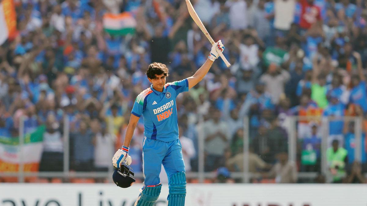 Shubman Gill's 101 not out against Bangladesh was followed up by a solid 46 nn the match against Pakistan