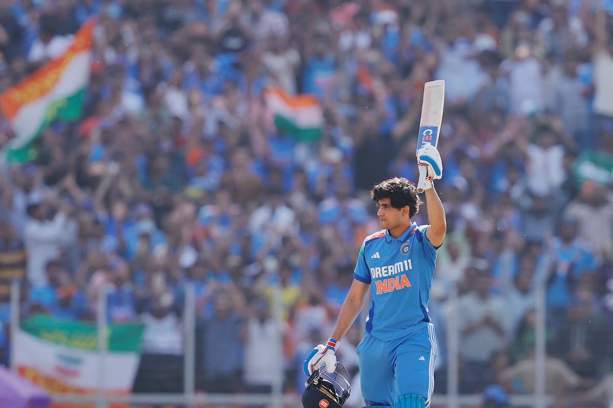 Shubman Gill smashed his 7th ODI century in the 2nd one-dayer against England in Ahmedabad on Wednesday