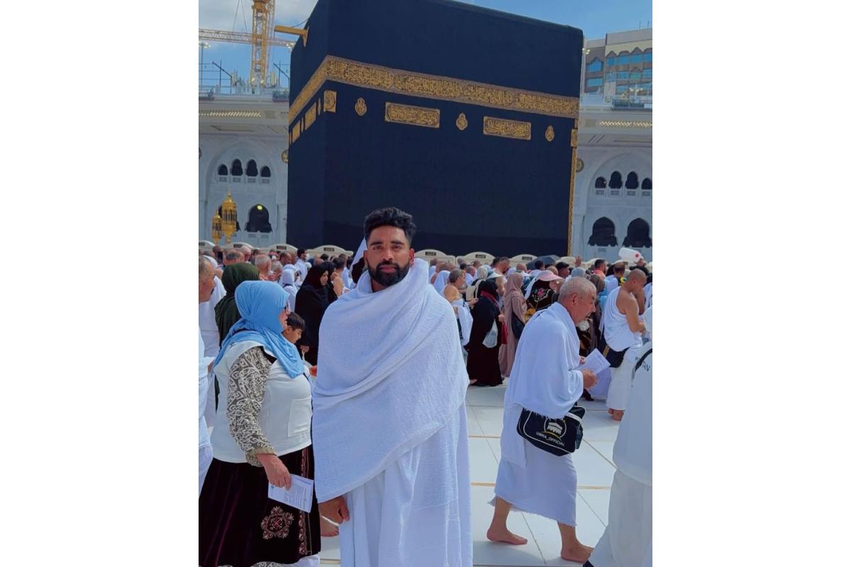 Mohammed Siraj at Mecca on Tuesday