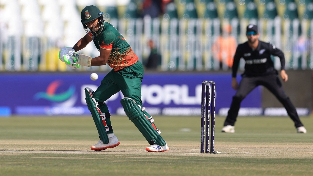  Bangladesh's Tanzid Hasan bats