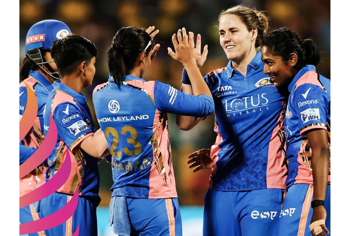 Mumbai Indians Nat Sciver-Brunt took 3 for 18