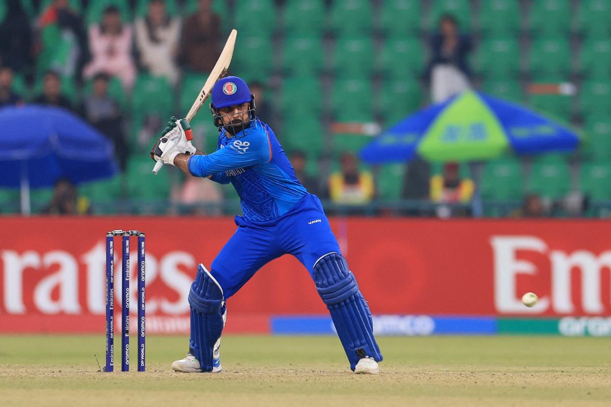 Mohammad Nabi hot a quickfire 40 off 24 balls while putting on a 111-run stand with Ibrahim Zadran