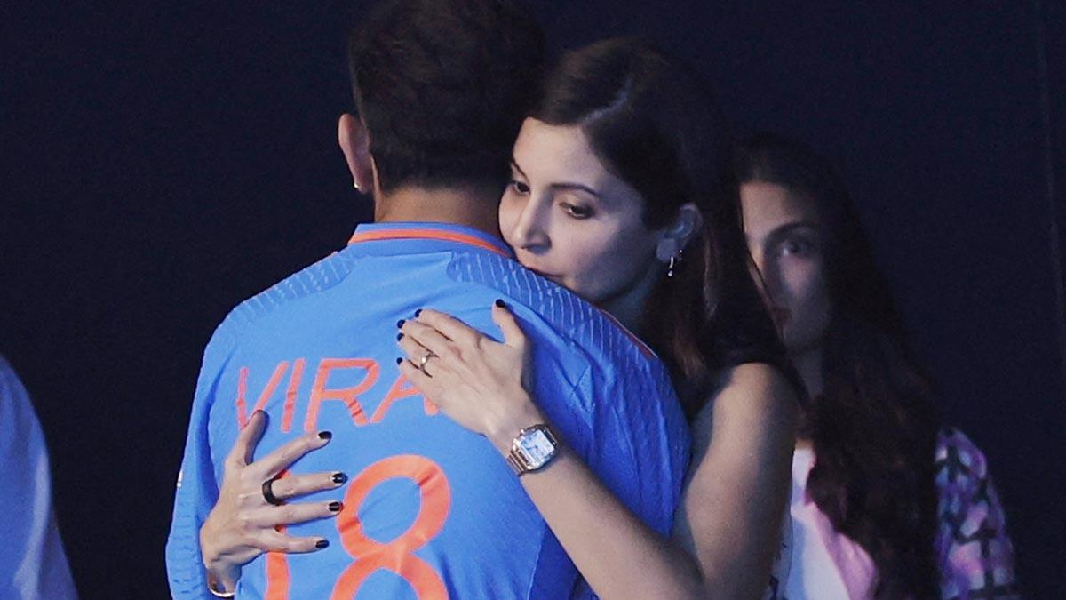 Virat Kohli with Anushka Sharma