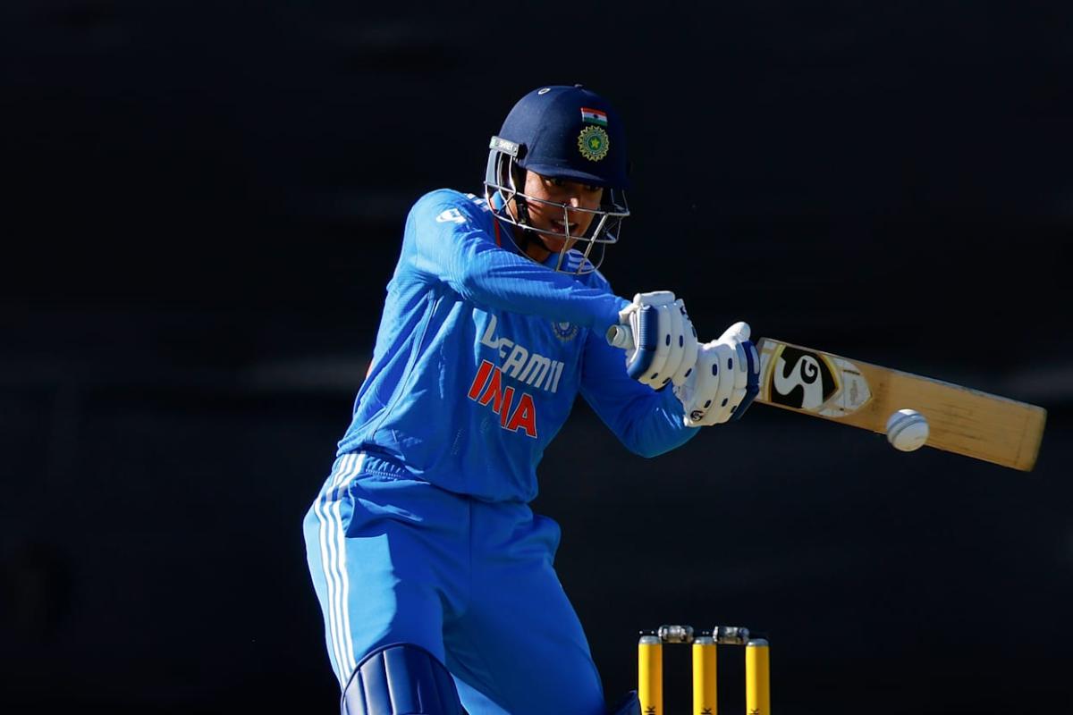 Smriti reached her 31st ODI fifty in 39 balls,  the fastest century by an Indian