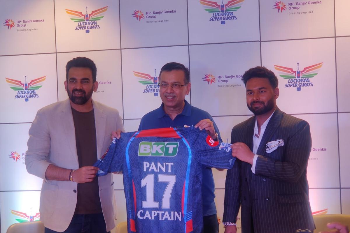 Rishabh Pant unveiled as Lucknow Super Giants' new skipper on Monday