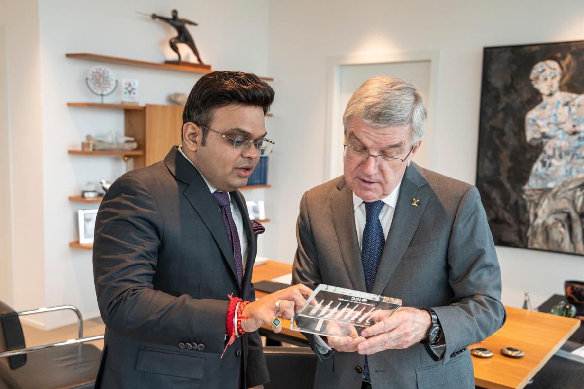 Jay Shah and Thomas Bach