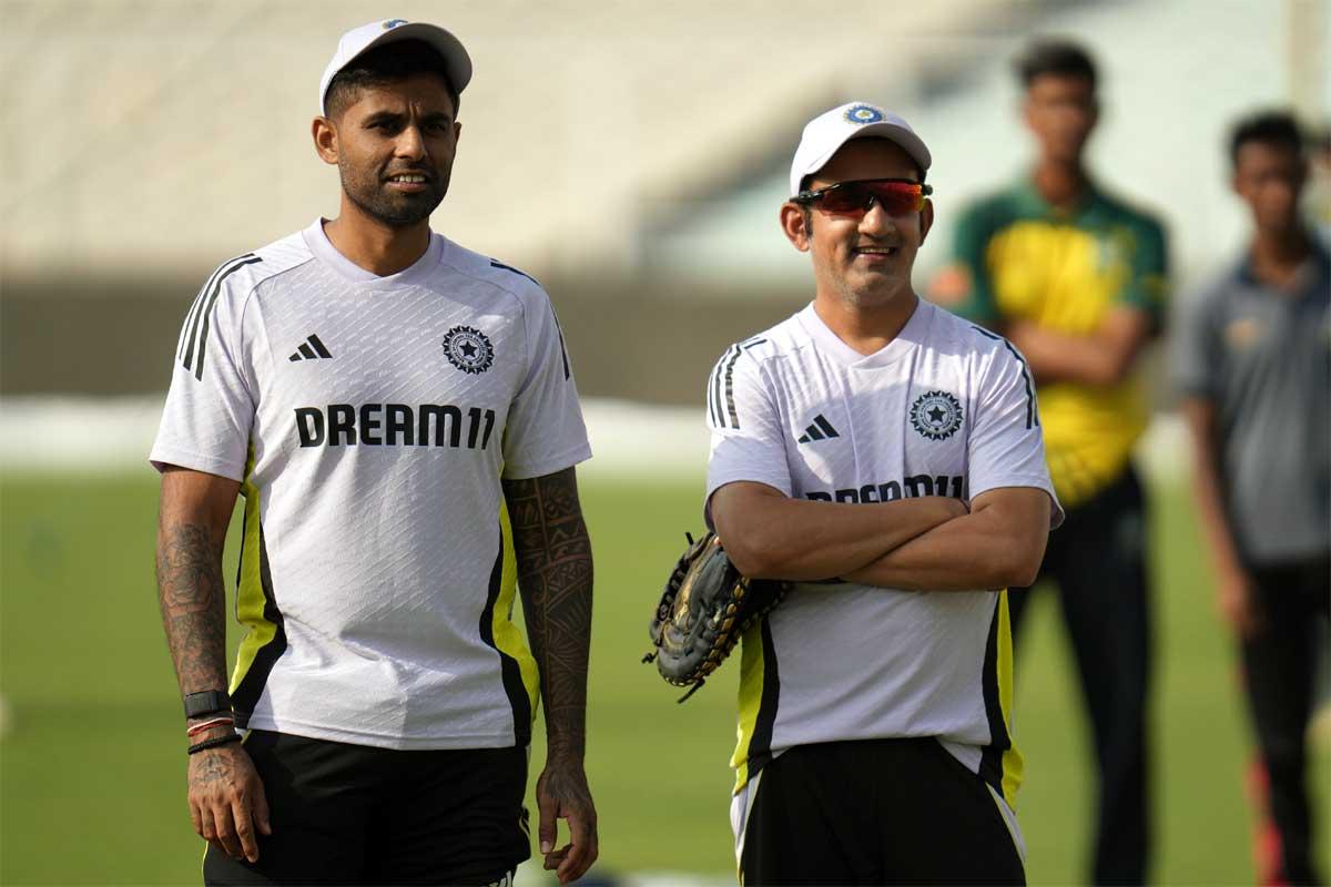 Suryakumar Yadav with Gautam Gambhir