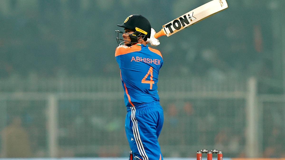 Abhishek Sharma top-scored for India with 79 off 34 balls 